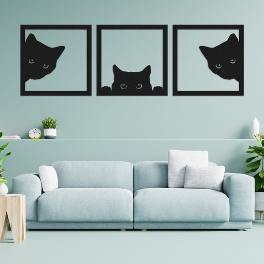 Chats - Triptyque