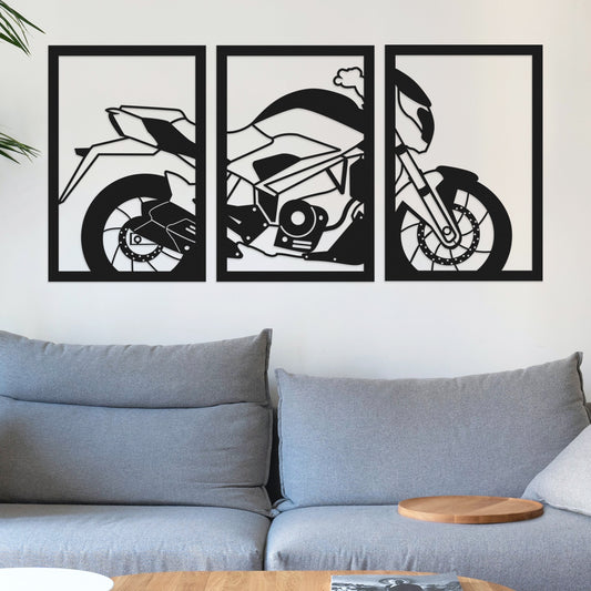 Motorcycle - Triptych