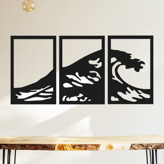 Sea Wave - Triptych
