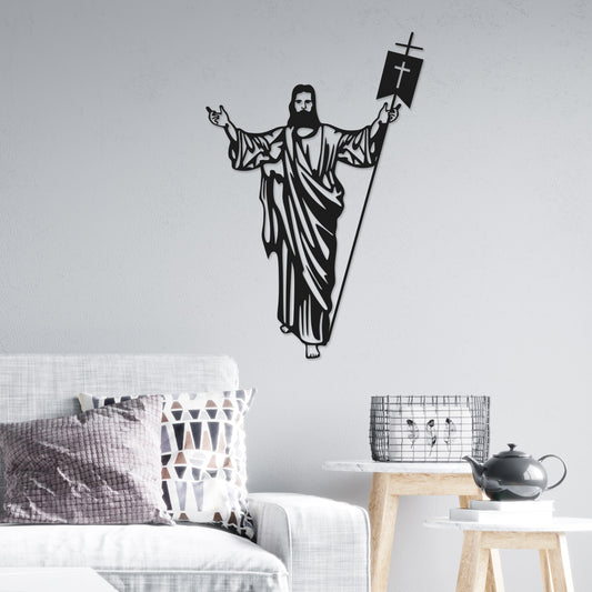 Risen Jesus - Decorative painting