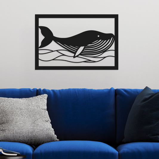 Whale - Decorative painting